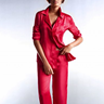 Red Satin Pajama Victoria's Secret