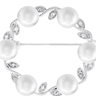 Pearl Wreath Brooch