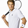 White Classic fit Mesh Polo