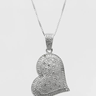 Heart Necklace With Genuine Clean Diamonds RETAIL PRICE $360