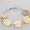 DV ITALY Exquisite Bracelet Beautifully Crafted in 14K/925 Gold plated Silver.