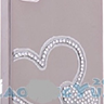 Luxury Heart Swarovski Crystal Case Cover for iPhone 4 4S