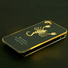 SCORPIO zodiac Shape Sense LED Flash light Case Cover for Apple iPhone 4 4G 4S