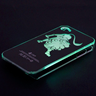 LEO zodiac Sense LED Flash light Case Cover for Apple iPhone 4 4G 4S