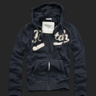 Abercrombie for men navy hoodie jacket