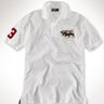 Slim Custom-Fit Polo Match (White)
