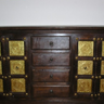 Brass side cabinet