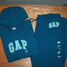 Gap hoodie and pant Teal