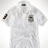 Slim Custom-Fit Polo Match (White)